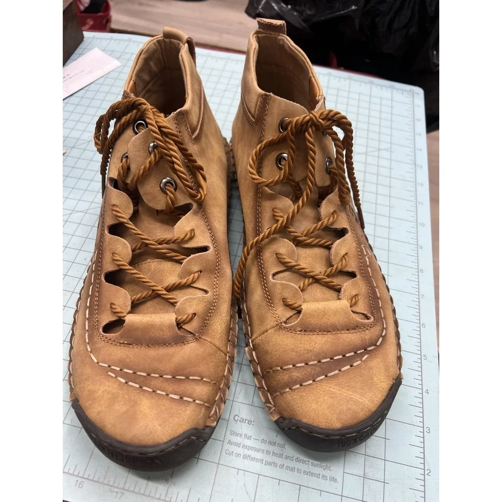 Alcubieree 5 Mens Leather Fashion Sneakers Men's size US‎ 12   EU 46